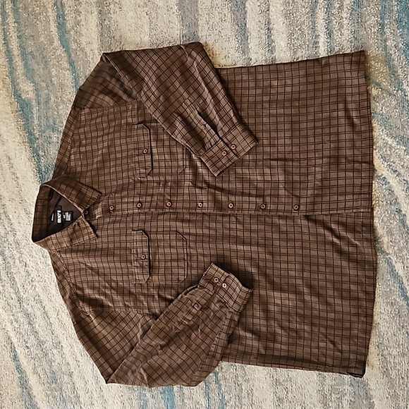 Bruno Other - Bruno Men's Sueded Long-Sleeve Button-down Top. Sz: 3XLT  EUC